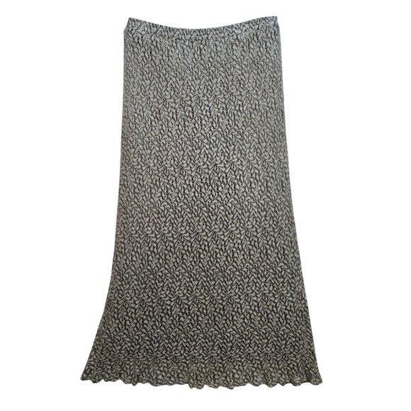 Harlow Dresses Dresses & Skirts - Harlow Dresses Y2K Womens Long Metallic Maxi Skirt Size 10 Black Gold Boho